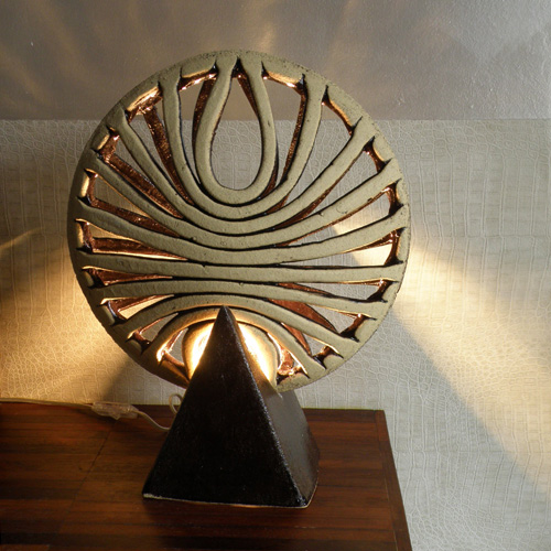 lampa czekoladowa / galeria ceramiki / Dekoracja Wnętrz / Lampy