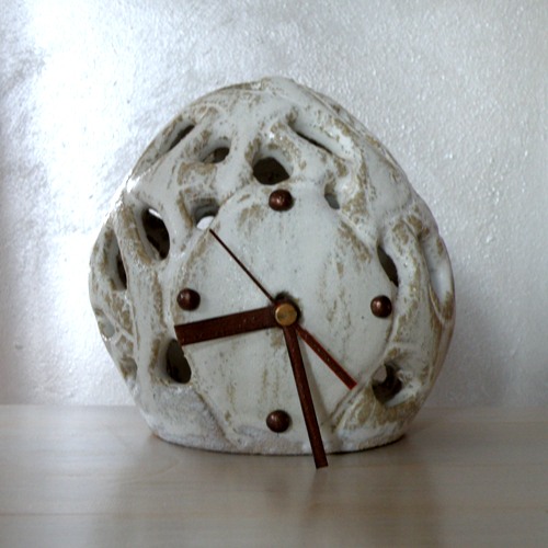 Zegar ażurowy / galeria ceramiki / Dekoracja Wnętrz / Ceramika