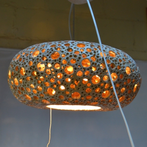 Lmpa wisząca, podwójna / galeria ceramiki / Dekoracja Wnętrz / Lampy
