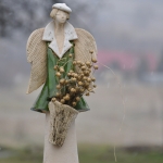 anioł kosz len