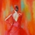 Red dress / Magdalena Sarnat / Dekoracja Wnętrz / Obrazy