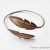 Bransoletka srebrna - Brązowe pióra / VENUS GALERIA / Biżuteria / Bransolety
