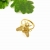 VENUS GALERIA, Biżuteria, Pierścionki,  Pszczoła złota - pierścionek srebrny
