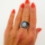 Opalizujące oko - pierścionek srebrny / VENUS GALERIA / Biżuteria / Pierścionki