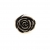  Pierścionek srebrny regulowany-Czarna Róża duża / VENUS GALERIA / Biżuteria / Pierścionki