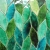 artkafle, Dekoracja Wnętrz, Ceramika, kafle fogliame zielono-turkusowe liście