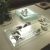 naczynia szklane w zestawie LIŚCIE - przyjęcie w ogrodzie / WAWER / Dekoracja Wnętrz / Szkło