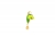 Wisior tulipan żółty z ametystem emaliowany / Bondarowski / Biżuteria / Wisiory