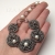 Black Glitter - srebrna bransoleta z perłami / Iza Malczyk / Biżuteria / Bransolety