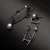 Pearl Ladders - unikatowe srebrne kolczyki z perłami / Iza Malczyk / Biżuteria / Kolczyki