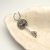 Matthiola - srebrny naszyjnik z wisiorem w kształcie klucza ozdobionym ametystem / Iza Malczyk / Biżuteria / Naszyjniki