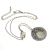 Perigeum - bajkowy naszyjnik z wisiorem przedstawiającym księżyc w pełni, wykonany ze srebra i kamieni księżycowych / Iza Malczyk / Biżuteria / Naszyjniki