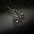 Iza Malczyk, Biżuteria, Kolczyki, Moriniire - mroczne srebrne kolczyki z perłami