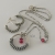 Ruby Red Hoops - REZERWACJA / Iza Malczyk / Biżuteria / Komplety