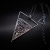 Moryana  - unikatowy srebrny naszyjnik z trójkątnym wisiorem z labradorytem