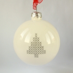 Bombka - ręcznie wykonana porcelanowa bombka