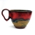 Filiżanka z talerzykami - Podpalana 2 / Malgoska Wosik CERAMICZKA / Dekoracja Wnętrz / Ceramika