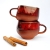 Wygrzane II - ceramiczne kubki 2 szt / Malgoska Wosik CERAMICZKA / Dekoracja Wnętrz / Ceramika