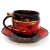 Filiżanka z talerzykiem - JTnr126  / Malgoska Wosik CERAMICZKA / Dekoracja Wnętrz / Ceramika
