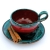 GJF159 -Ceramiczna filiżanka z talerzykiem / Malgoska Wosik CERAMICZKA / Dekoracja Wnętrz / Ceramika