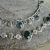 IRLANDE - srebrna bransoleta z awenturynem i oliwinem / Rivendell / Biżuteria / Bransolety