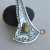 Elbereth - srebrna stylizowana brosza z opalem szlachetnym / Rivendell / Biżuteria / Broszki