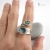 Ruban - srebrny pierścionek z labradorytami / Rivendell / Biżuteria / Pierścionki