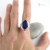 Pani Nocnego Nieba - srebrny pierścionek z lapis lazuli / Rivendell / Biżuteria / Pierścionki