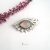 Rivendell, Biżuteria, Broszki, Romantique - srebrna brosza z kwarcem różowym