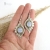 Romantique - srebrne kolczyki z chalcedonem błękitnym / Rivendell / Biżuteria / Kolczyki