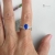 Petit - pierścionek srebrny z lapis lazuli / Rivendell / Biżuteria / Pierścionki