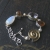 AmberGallery, Biżuteria, Bransolety, Srebrna bransoletka z bursztynem i kamieniami jubilerskimi ID: 211118