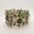 AmberGallery, Biżuteria, Bransolety, Srebrna bransoletka z kamieniami jubilerskimi ID: 231201 