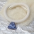 Naszyjnik kobaltowy kafel ceramiczny na linie bawełnianej / GOceramika / Biżuteria / Naszyjniki