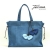 Big blue handbag