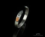 Cathedral (silver) - rocker cuff bracelet, black cuff bracelet, gothic bracelet, Cuff Bracelet