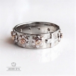 DIAMENTOWY - złoty różaniec z 10 diamentami - lookrecya w Biżuteria/Pierścionki