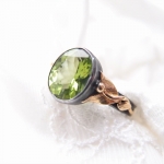 Juicy spring... pierścień z perydotem - lookrecya w Biżuteria/Pierścionki