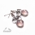 blossom quartz ... kolczyki z kwarcem różowym / lookrecya / Biżuteria / Kolczyki