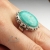 turquoise... regulowany pierścionek z turkusem  / lookrecya / Biżuteria / Pierścionki