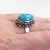 simply blue... regulowany pierścionek z agatem / lookrecya / Biżuteria / Pierścionki
