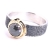 lookrecya, Biżuteria, Pierścionki, noc komety... srebrno-złoty pierścionek z surowym diamentem