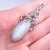 frozen garden... srebrny wisior z kamieniem księżycowym / lookrecya / Biżuteria / Wisiory