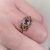blossom blue... złoty pierścionek z szafirem i diamentami / lookrecya / Biżuteria / Pierścionki