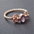 Purple butterfly... złoty pierścionek z tanzanitem i rubinami / lookrecya / Biżuteria / Pierścionki