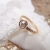 lookrecya, Biżuteria, Pierścionki, PIECE OF ICE złoty pierścionek z diamentem