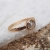 PIECE OF ICE złoty pierścionek z diamentem / lookrecya / Biżuteria / Pierścionki