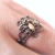 Black meadow... koronkowy pierścionek z diamentami / lookrecya / Biżuteria / Pierścionki
