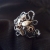 Black meadow... koronkowy pierścionek z diamentami / lookrecya / Biżuteria / Pierścionki