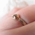 GOLDEN CHOCOLATE pierścionek z diamentem / lookrecya / Biżuteria / Pierścionki